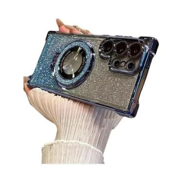 Imagem de Capas MagSafe com Glitter para Samsung Galaxy A24, A55 5G, A53, A54, S