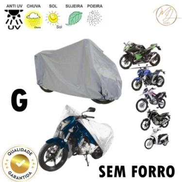 Imagem de Capa Para cobrir MOTO IMPERMEAVEL SEM FORRO P M G GG TODOS OS MODELOS 