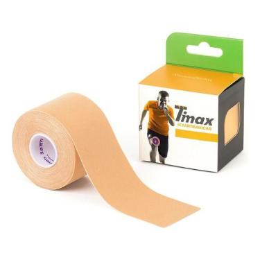 Imagem de Bandagem Adesiva Tmax Bege 5cm X 5m Profissional E Elástica - Bioland