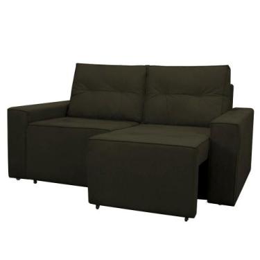 Imagem de Sofá Retrátil 2 lugares 1,80 Confortável Polo - Herrero, Marrom