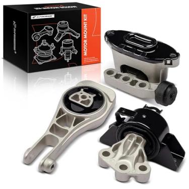 Imagem de A-Premium Conjunto de montagem de motor e transmissão de 3 peças compatível com Chevrolet Sonic 2012-2019, transmissão manual