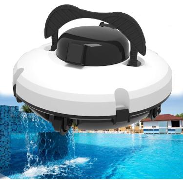 Imagem de Limpador De Robô De Piscina, Aspirador De Piscina De Peixe Inteligente Com Entrada, Equipamento De Limpeza De Máquina Inteligente Subaquática Para Fundo E Paredes De Piscina