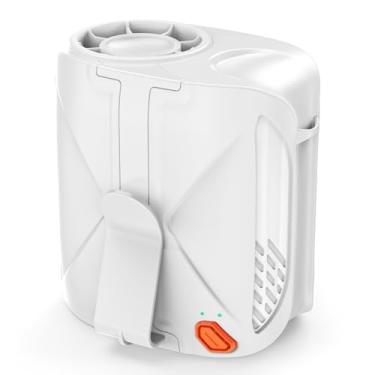 Imagem de GEHEN Ventilador de cintura portátil, 6000 mAh recarregável operado por bateria até 31H de tempo de trabalho, ventilador de cinto de encaixe/usável, 6 velocidades 14000RPM fluxo de ar forte