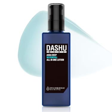 Imagem de DASHU Loção Aqua Deep Waterfull All in One para homens 147 g – Anti-rugas, loção hidratante facial