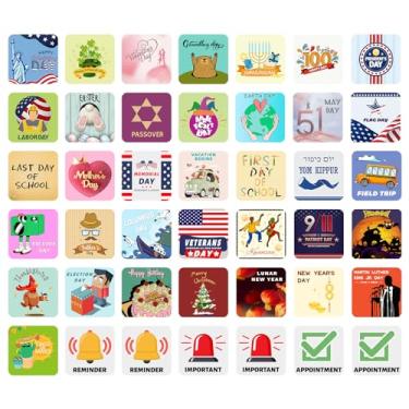 Imagem de Ímãs de geladeira de férias, ímãs de férias para calendário magnético, calendário magnético para quadro branco, quadros apagáveis a seco, acessórios de ímãs de calendário para casa, escritório, sala