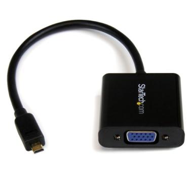 Imagem de (Micro HDMI, VGA) - StarTech.com Micro HDMI to VGA Adapter Converter for Smartphones / Ultrabook / Tablet - 1920x1200 - Micro HDMI Male to VGA Female