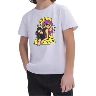 Imagem de Camiseta Infantil Diva do baralho - Alearts, 16