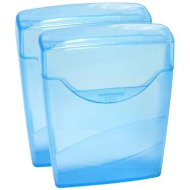 Imagem de Estojo Organizador Grande para Porta Cotonete Hastes 2 Und (Azul)