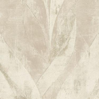 Imagem de Papel De Parede Concrete Folhagem Branco 520033