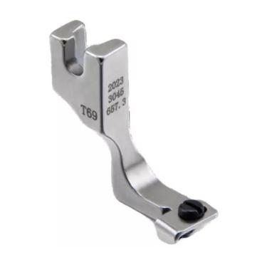 Imagem de Calcador De Pregar Ziper Invisivel Com Regulagem Maquina Industrial T69 T-168-reg