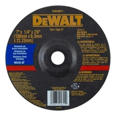 Imagem de Disco De Desbaste Para Inox Dw44811 7 180mm Dewalt - Geral