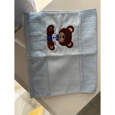 Imagem de Toalha de rosto bordada ursinho - Sr bordados 