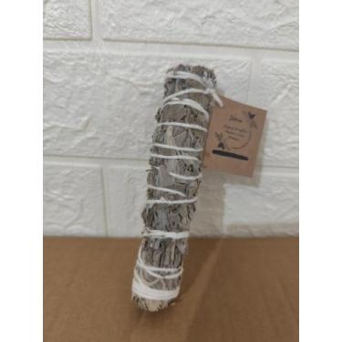 Imagem de Salvia Branca com Alecrim - Defumador Natural Bastão 14 C m - Mundo em