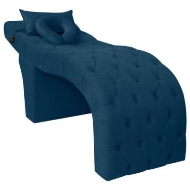 Imagem de Maca Lash Designer Cilios Luxo Estofada com Massagem Veludo - SOFA STO