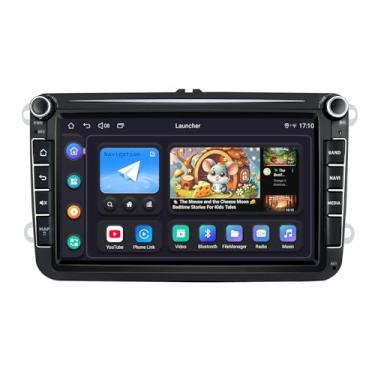 Imagem de Joying Rádio de carro estéreo RCD330 de 20 cm Plug and Play compatível com Volkswagen Jetta Golf Passat Skoda Seat Caddy Polo Tiguan Transporter EOS Android 13 unidade de cabeça com Carplay Android