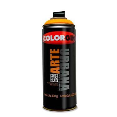 Imagem de Spray Colorgin Arte Urbana Tangerina 967 - Tinta Acrílica Fosca 400ml