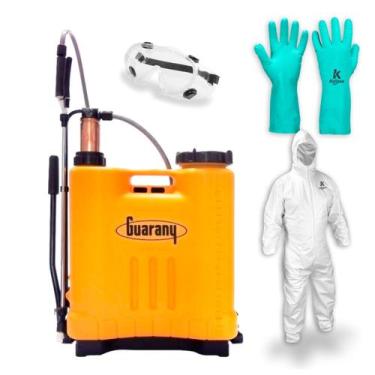 Imagem de Pulverizador Costal 20L Guarany Pca-20 +Oculos Ampla Visao Com Valvula
