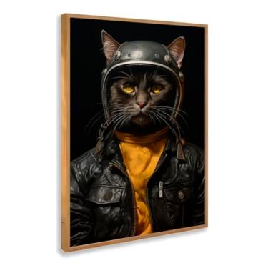 Imagem de Quadro Decorativo Forte e Corajoso Com Moldura Frase Cristã Motivacional Fé Força Deus Preto Branco Frontal Inspirador Bíblia Esperança Jesus