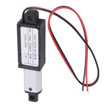 Imagem de Irfora Atuador Linear de 24V, Atuador Linear Elétrico Com Guarda de Sobrecarga e Tubo de Alumínio, Punhal de 20 Mm de 20N de 30 Mm/s, para Garra de robô, Plataforma de Elevação, sofá