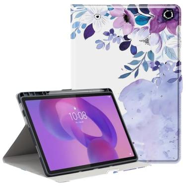 Imagem de Derwere Capa para Lenovo Idea Tab Pro com suporte para caneta, capa magnética de silicone à prova de choque para Lenovo Tab Pro 12,7 polegadas 2025 TB373FU, SCH