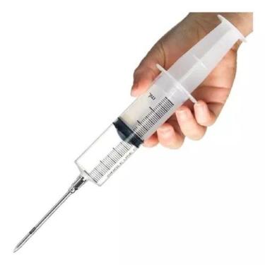 Imagem de Injetor de temperos seringa P/Tempero Injetor 60 Ml Cozinha Churrasco 