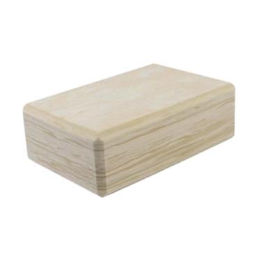 Imagem de Aymzbd Blocos de Espuma, Tijolos de Espuma EVA Macios, Almofadas de de Pilates para Construção Muscular, Pilates, Fitness, Meditação, Bege