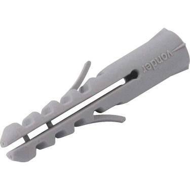 Imagem de Bucha De Nylon Para Fixação 6mm Com 10 Peças Vonder