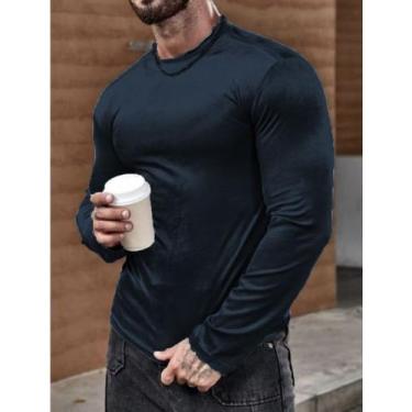 Imagem de Camiseta manga longa de veludo Pierry Lohan - V32, GG, Preto