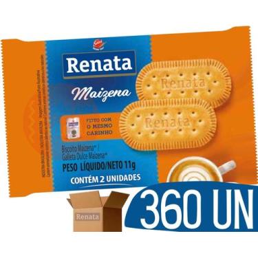 Imagem de Bolacha Biscoito em Sache Renata Maizena Maisena - 360 und