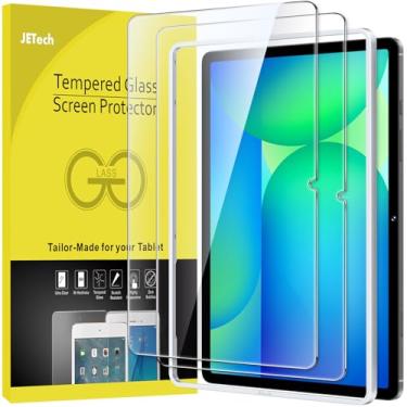 Imagem de JETech Película de Vidro Temperado para Samsung Galaxy Tab S10 FE Plus/S10 FE+ 2025 (13,1 Polegadas), com Moldura Fácil de Instalar, Protetora de Tela 9H, HD Transparente, Pacote com 2