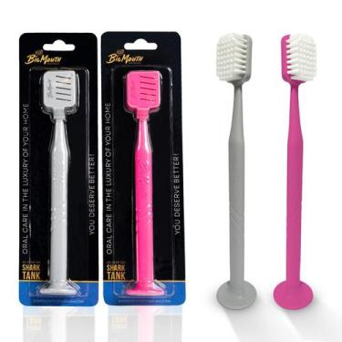 Imagem de Escova de dentes Big Mouth Manual Wide Head Soft para adultos (2) - BI