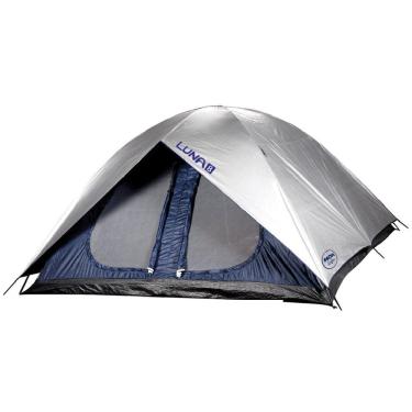 Imagem de Barraca Camping Luna Para 8 Pessoas Impermeável Azul - Mor