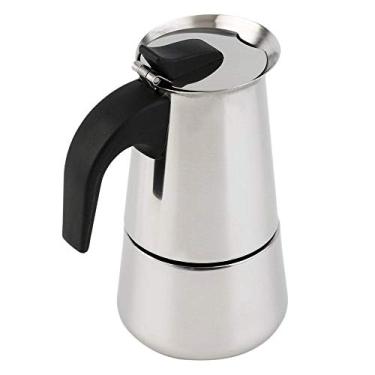 Imagem de Cafeteira Expresso Italiana Aço Inoxidável Serve 4 Xícaras - kehome