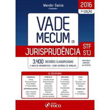 Imagem de Vade Mecum de Jurisprudência STF e STJ - 7ª Edição 2016, 3