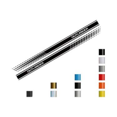 Imagem de Adesivos De Vinil Para Laterais De Carro Mitsubishi Outlander 1 2 3 XL