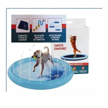Imagem de Chafariz Refrescante Brinquedo Verão Cachorro Piscina Pet - Home&Cia