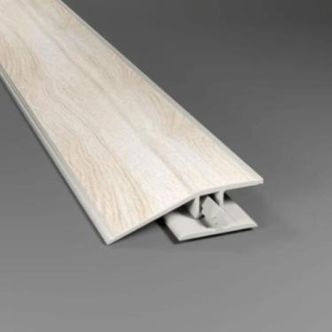 Imagem de Perfil Redutor Tecno 16 Eucafloor Barra 1,80m - Cor 16 Único, Branco a