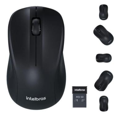 Imagem de Mouse Sem Fio MSI 50 Intelbras Design Ambidestro Clique Silencioso Aut