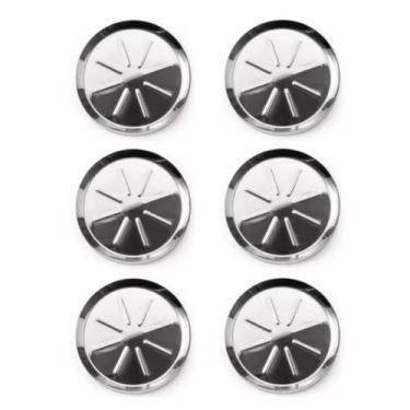 Imagem de Porta Copos Descanso Aço Inox 6 Unidades - PANSHOPP