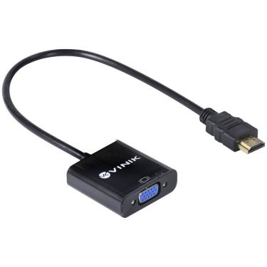 Imagem de Adaptador Conversor Hdmi Macho Para Vga Femea 30cm
