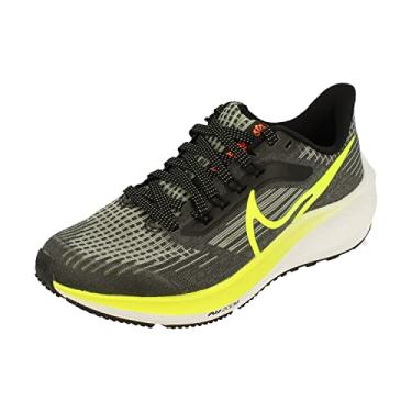 Imagem de Nike Tênis masculino Air Zoom Pegasus 39, Preto Volt Bar Volt Total Laranja, 35 BR