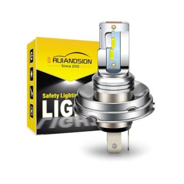 Imagem de Ruiandsion Lâmpada LED P45T H5 R2 Branca DC 10-30V Super Brilhante CSP 4SMD Chipsets Lâmpada LED para Auto Moto Lâmpada Frontal