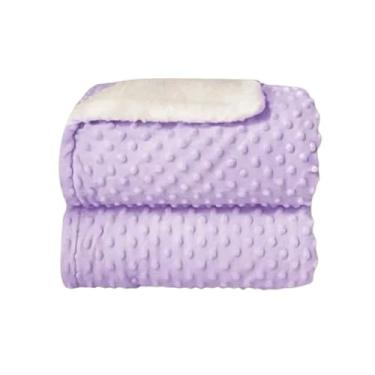 Imagem de Cobertor Para Dupla Face Soft Bolha Com Sherpa (Lilás)