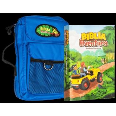 Imagem de Bíblia Aventura, NVI - Capa Especial Com Bolsa Azul - THOMAS NELSON, S