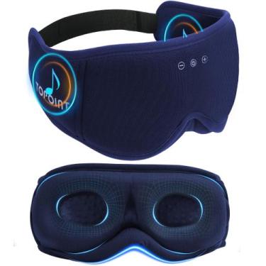 Imagem de Máscara de dormir com fones de ouvido Bluetooth 5.4 TOPOINT Blackout