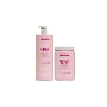 Imagem de Glatten Smooth & Repair Shampoo 1 L e Máscara 1 KG