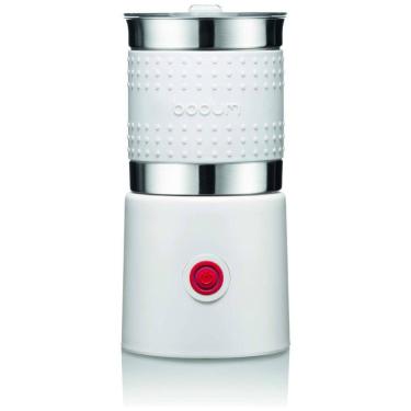 Imagem de Espumador Elétrico para Leite 400 mL, Aço Inoxidável, 110v, BODUM 11901 913US, Branco