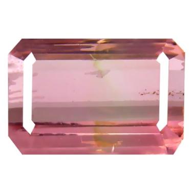Imagem de Pedra preciosa natural solta de turmalina rosa não aquecida 2,88 ct Octagon Cut (11 x 7 mm)