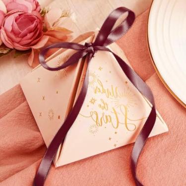 Imagem de Rolo de 2,5 cm, fita de cetim para embrulho de presente, casamento, artesanato, Natal, Páscoa, floral, cabelo, decorações de convites e mais vinho