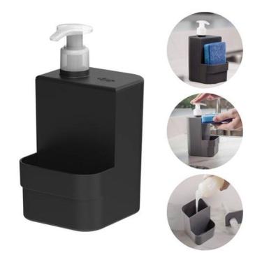 Imagem de Dispenser Detergente Porta Esponja Pump Dosador 500Ml Trium